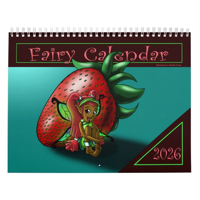 Calendário Fadas Negras 2026 (Capa)