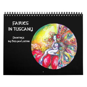 Calendário FAIRIES NA TÚSCULA 2017 Fantasy Fine Art