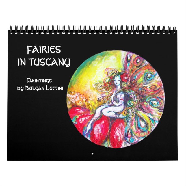 Calendário FAIRIES NA TÚSCULA 2017 Fantasy Fine Art (Capa)