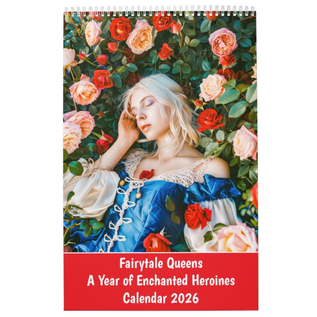 Calendário Fairytale Queens – A Year of Enchanted Heroines (Capa)