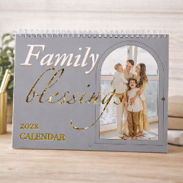 Calendário Família Beneficia Fotos Escritura Cristã
