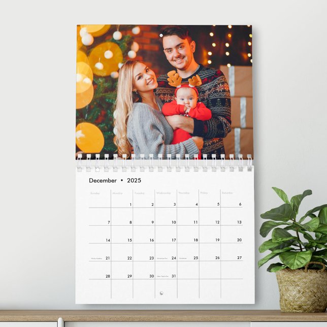 Calendário Família de Colagem de Combinação de Foto Mosaica 2 (Criador carregado)