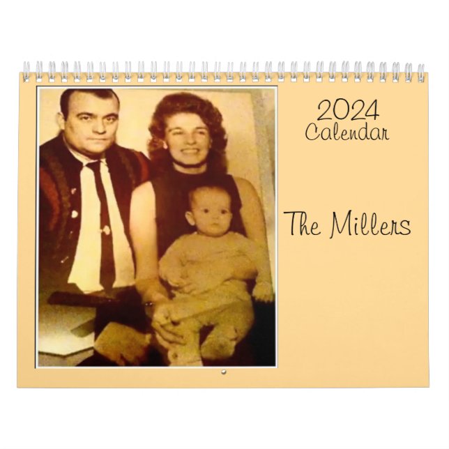 Calendário Familiar De James Michael Miller 3/10/2 (Capa)