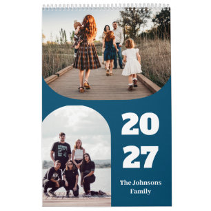 Calendário Familiar Personalizado Simples Moderno