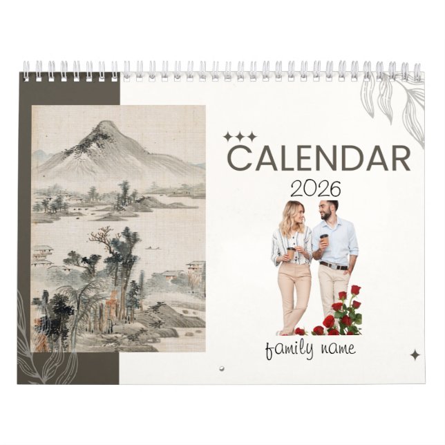 Calendário Familiar Personalizável (Capa)