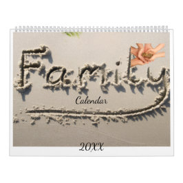 Calendário Family Custom Calendar