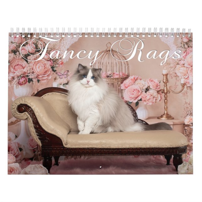 Calendário Fancy Rags 12 month Calendar (Capa)