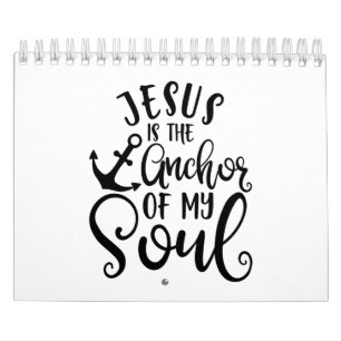 Calendário Fanny Christian Design Jesus É A Âncora Do Meu S