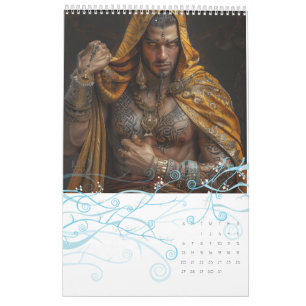 Calendário Fantasia Art Calendar 2025 Arte Digital