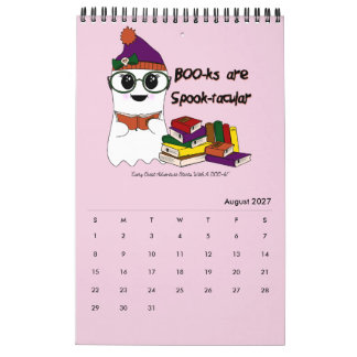 Calendário Fantasmas Com Capricho