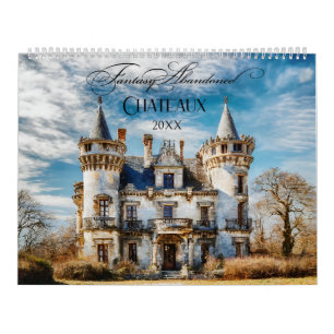 Calendário Fantasy Abandonado French Chateaux