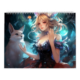 Calendário Fantasy Anime Worlds 2024 Calendar