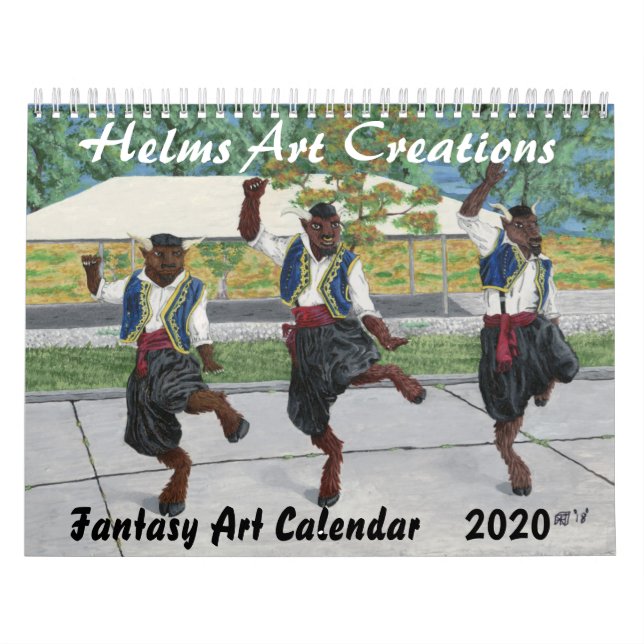 Calendário Fantasy Art 2020 (Capa)
