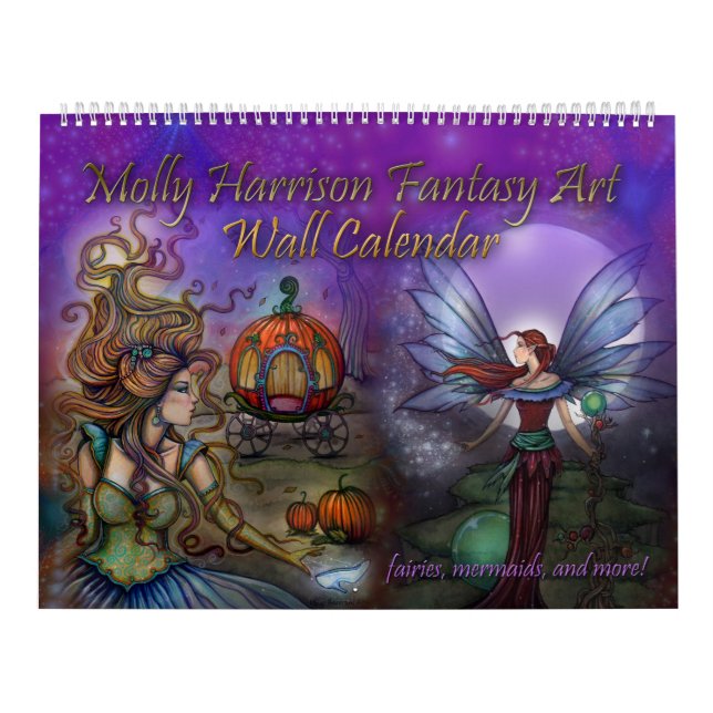 Calendário Fantasy Art Calendar de Molly Harrison (Capa)