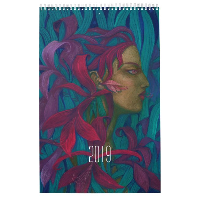 Calendário Fantasy Art de Clipso-Callipso / Julia Khoroshikh (Capa)