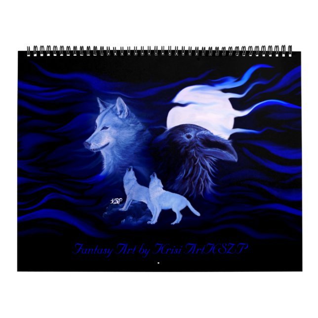 Calendário Fantasy Art de Krisi ArtKSZP (Capa)