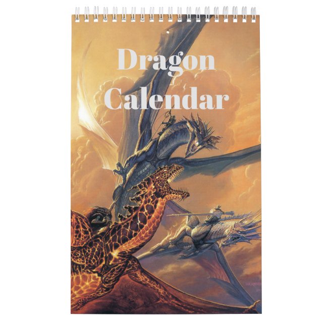 Calendário Fantasy Art Dragon | Dragão impressiona (Capa)