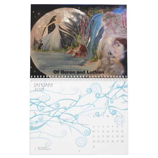 Calendário Fantasy Calendar 2012 (Jan 2027)