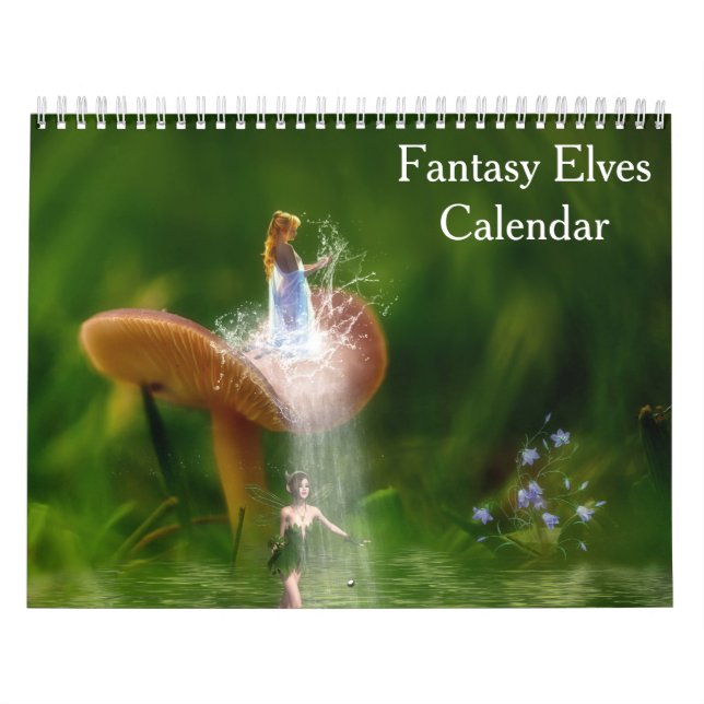 Calendário Fantasy Elves 2025 (Capa)