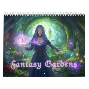 Calendário Fantasy Gardens