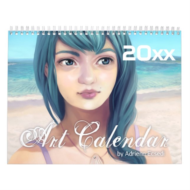 Calendário Fantasy Girls 20XX Digital Art (Capa)