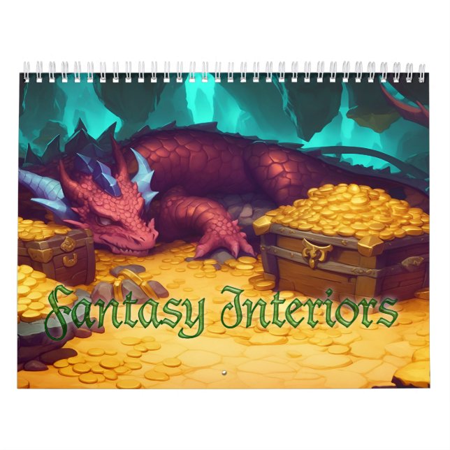 Calendário Fantasy Interiors (Capa)