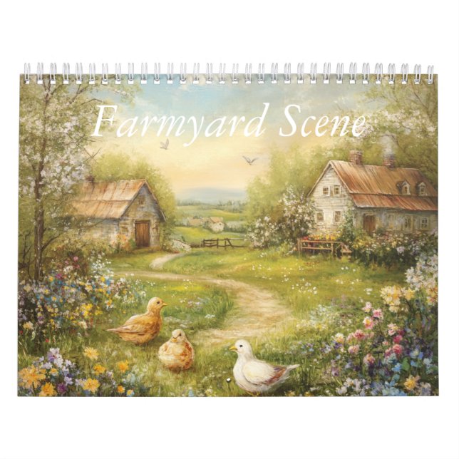 Calendário Farmyard Scene (Capa)
