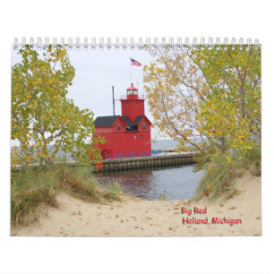 Calendário Faróis do Lago Michigan
