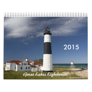 Calendário Faróis dos grandes lagos