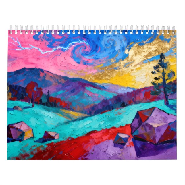 Calendário Fauvism (Capa)