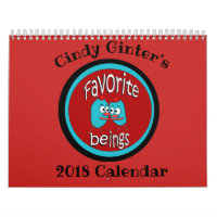Calendário favorito da caridade do autismo de 2018