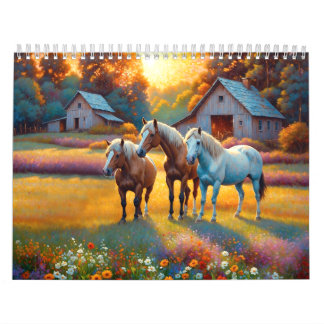 Calendário Fazendas de Cavalos