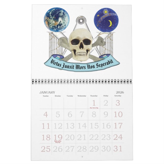 Calendário Fazer bom homem melhor (Jan 2026)