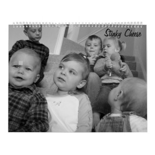 Calendário fedido do queijo