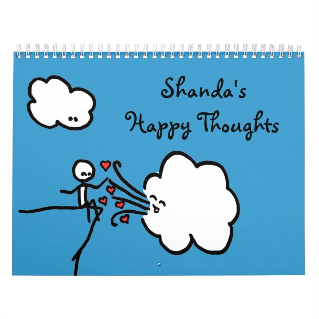 Calendário feliz 2014 dos pensamentos de Shanda (Capa)