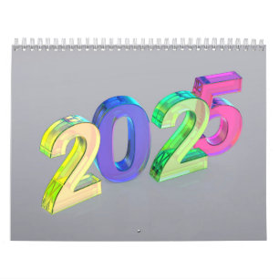Calendário Feliz ano novo 2025
