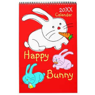 Calendário Feliz Bunny