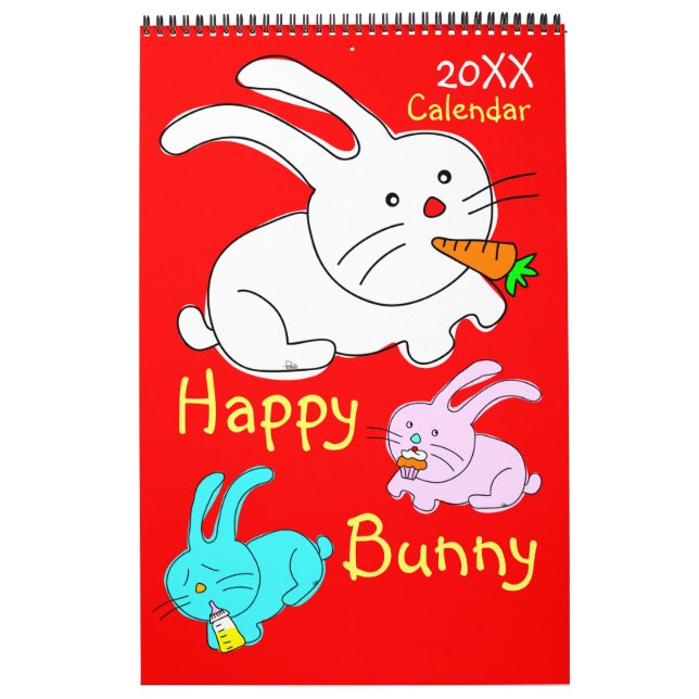 Calendário Feliz Bunny (Capa)