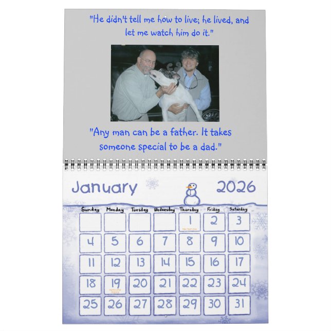 Calendário Feliz Natal!! (Jan 2026)