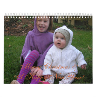 Calendário Feliz Natal & um feliz ano novo!
