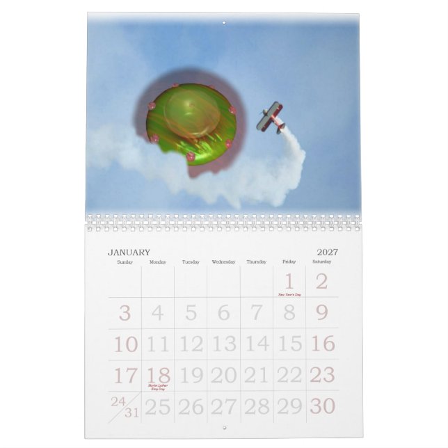 Calendário Festival aéreo do UFO sobre Los Gatos (Jan 2027)