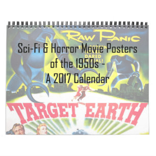 Calendário Ficção científica & posters de filme de terror