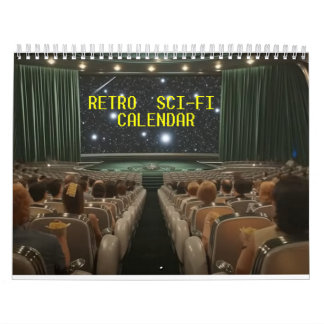 Calendário Ficção Científica Retro