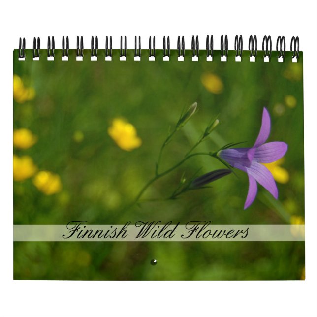 Calendário Finlandês das Flores Selvagens (Capa)