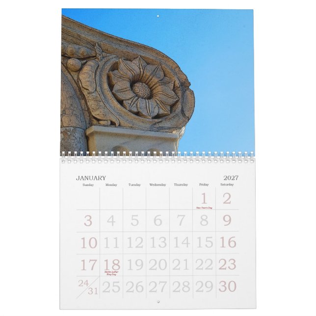 Calendário Firenze (Jan 2027)