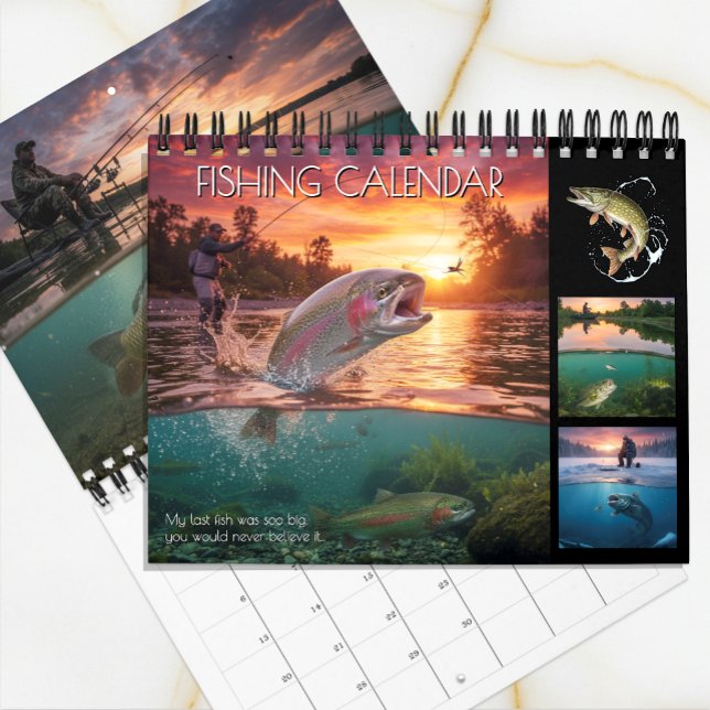 Calendário  Fishing Calendar 2026 / Pro, Fish Photo Calendar (Fishing Calendar / Fish Photo Calendar)