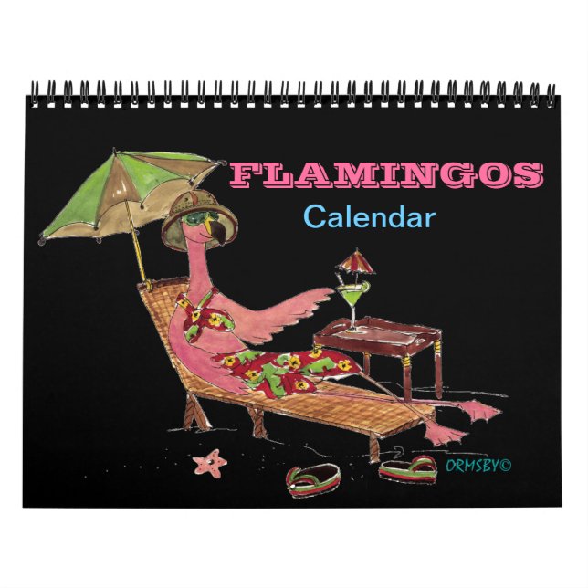 Calendário Flamingos (Capa)