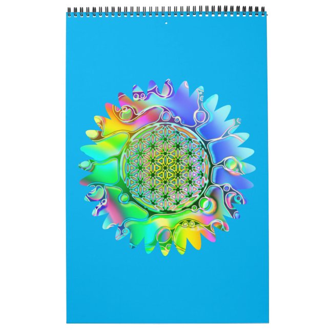 Calendário Flor De Vida - Flor Geométrico 5 (Capa)