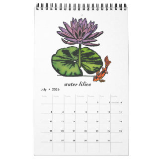 Calendário Flor do Mês