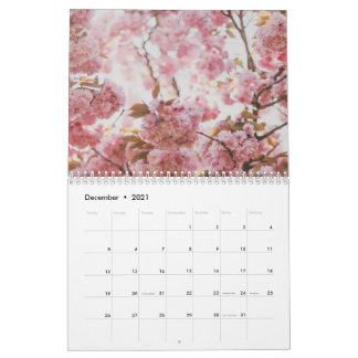 Calendário Flor rosa